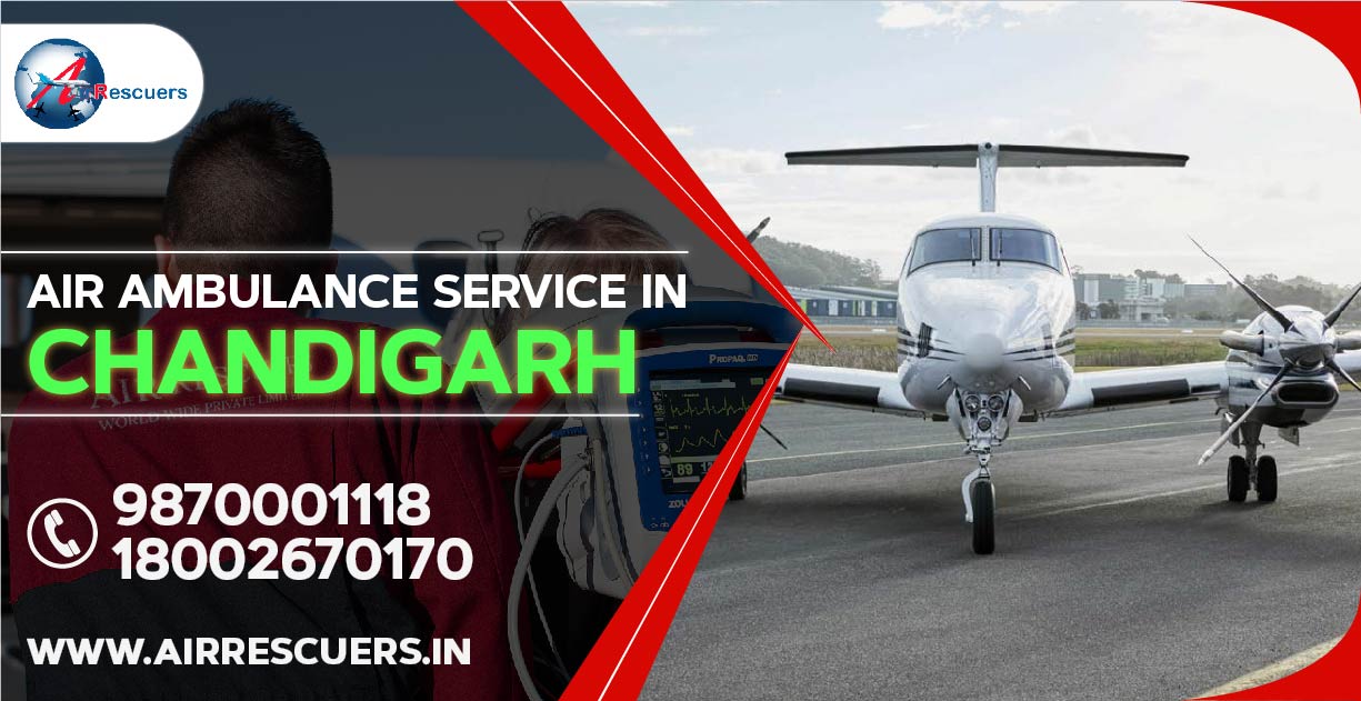 Air ambulance service in chaandigarh