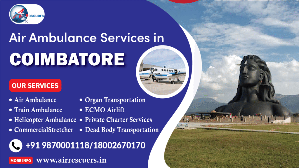 Air Ambulance services in Coimbatore