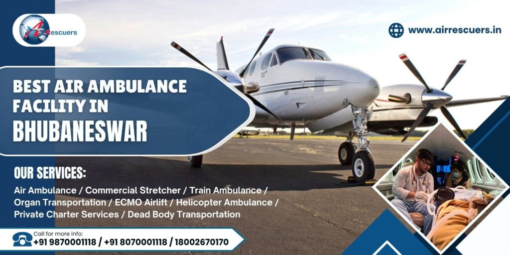 Best air ambulance facility in Bhubaneswar