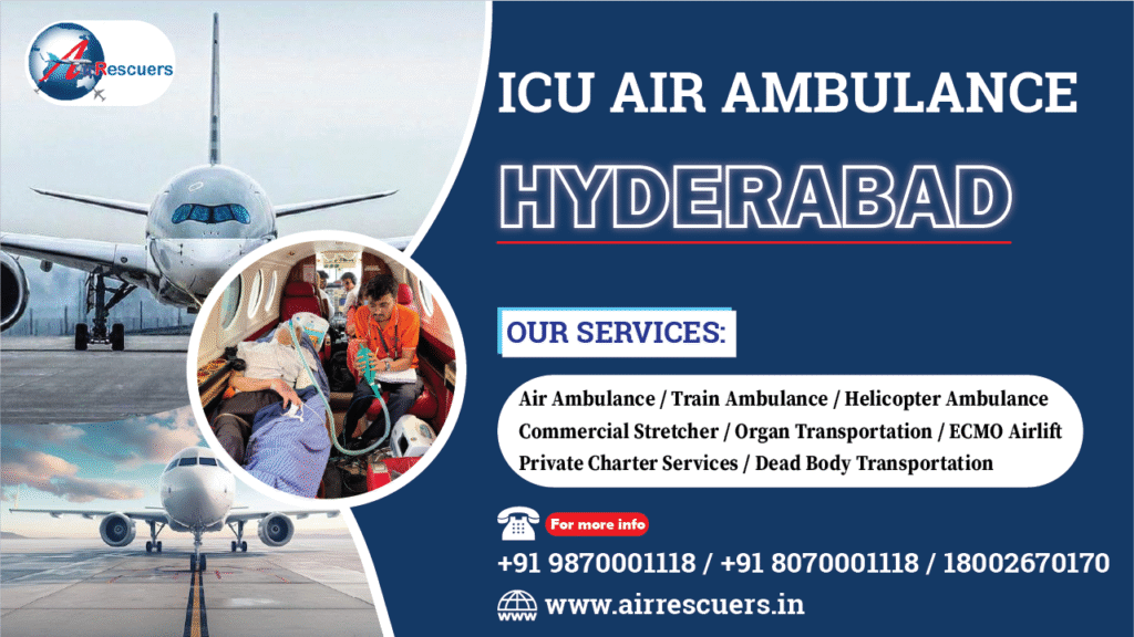 Helicopter Ambulance in Hyderabad