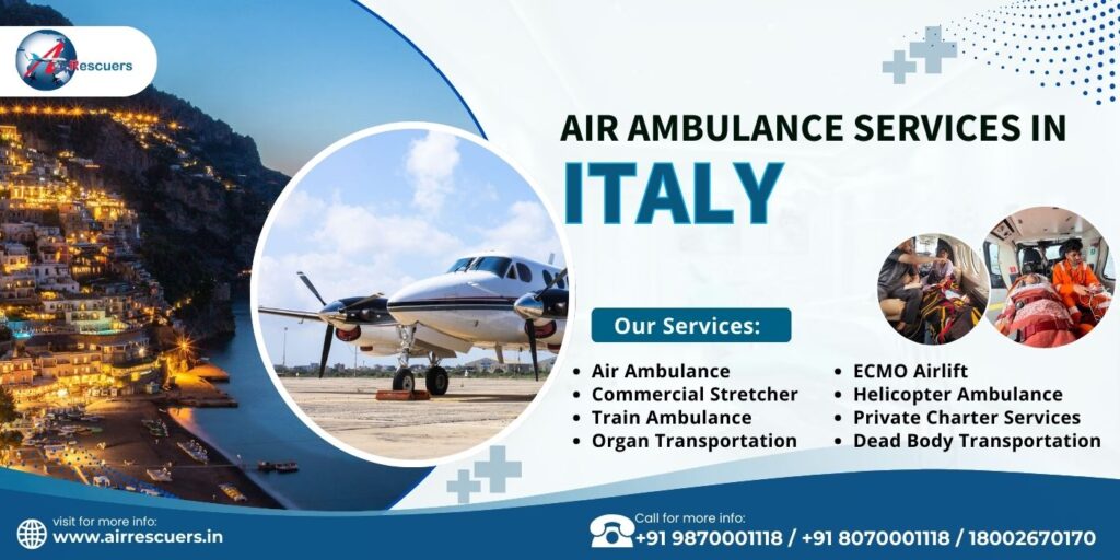 Air Ambulance Services in Italy