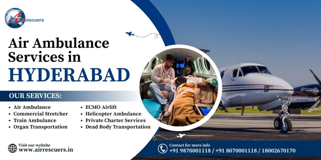 Air Ambulance Services in Hyderabad