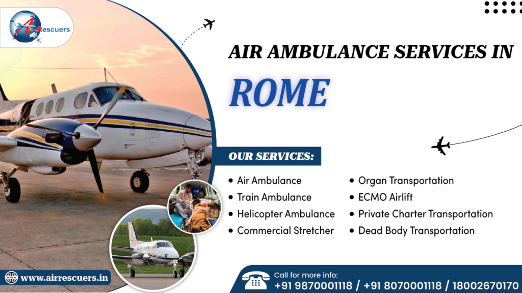 Air Ambulance Services in Rome