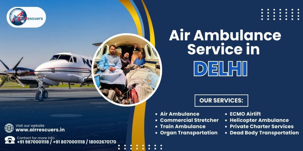 Air Ambulance Service in Delhi