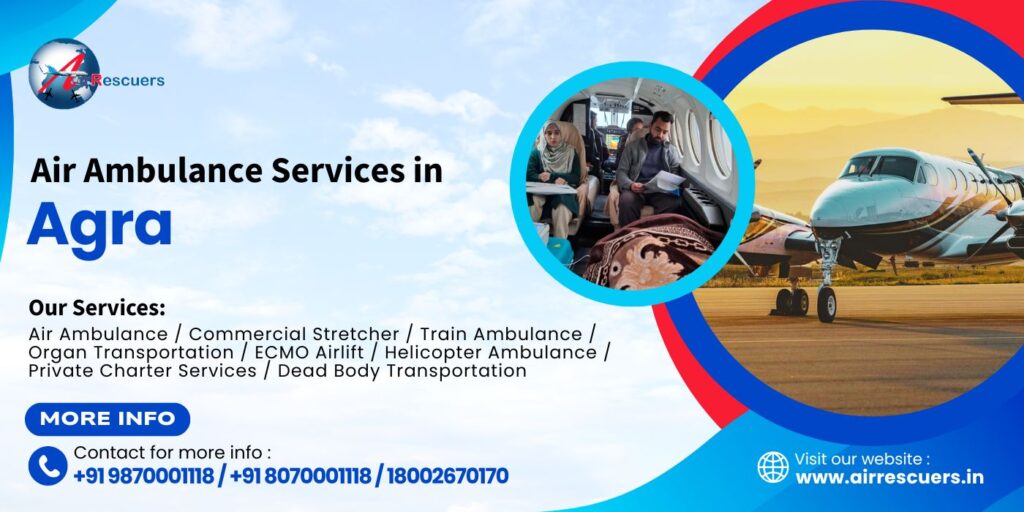 Air Ambulance Services in Agra