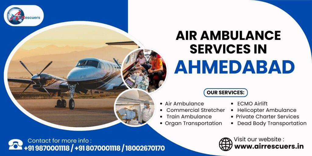 Air Ambulance Services in Ahmedabad