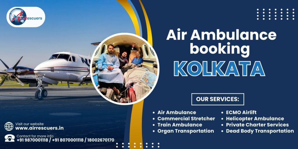 Air Ambulance booking Kolkata - Air Rescuers World Wide Pvt Ltd