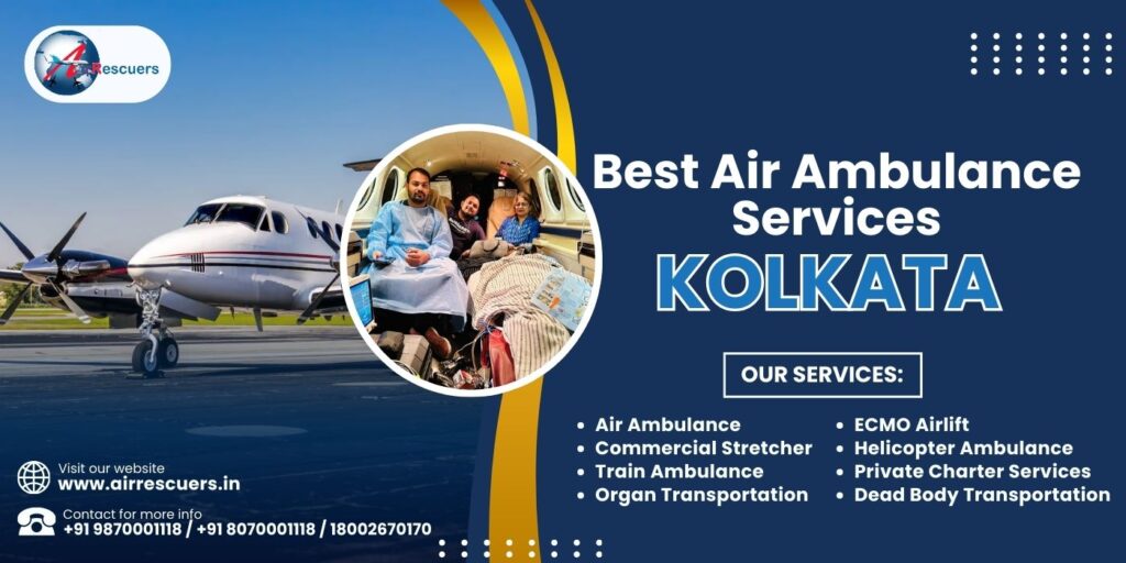 Best Air Ambulance Services Kolkata - Air Rescuers World Wide Pvt Ltd