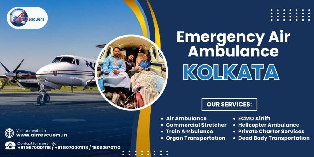 Emergency Air Ambulance Kolkata