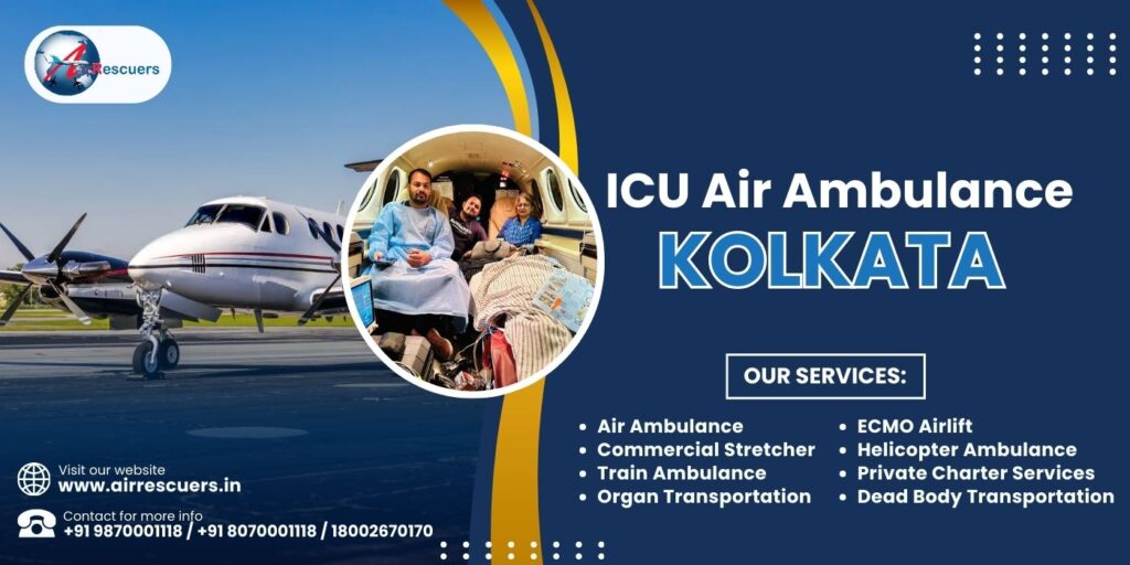 ICU Air Ambulance Kolkata - Air Rescuers World Wide Pvt Ltd