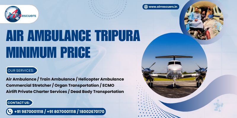 Air Ambulance Tripura minimum price