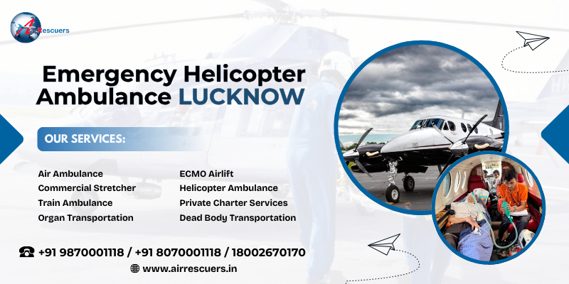 Emergency Helicopter Ambulance Lucknow