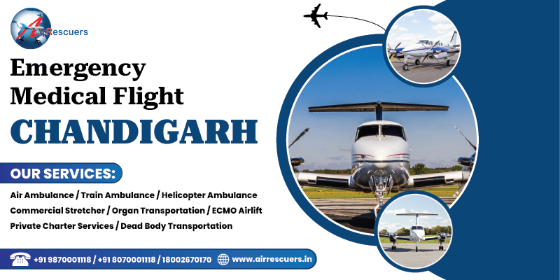 Emergency Medical Flight Chandigarh