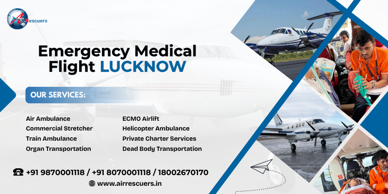 Emergency Medical Flight Lucknow