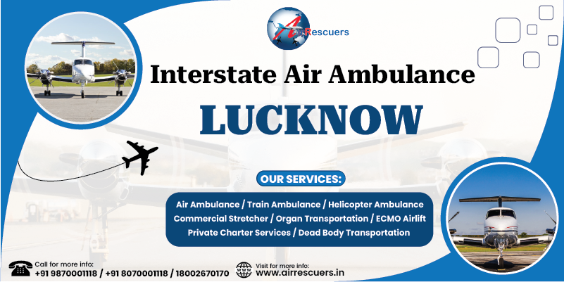 Interstate Air Ambulance Lucknow