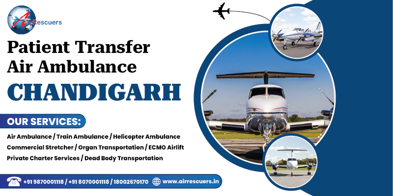 Patient Transfer Air Ambulance Chandigarh