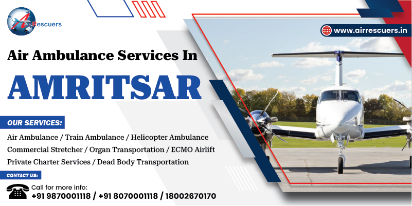Air Ambulance Services in Amritsar