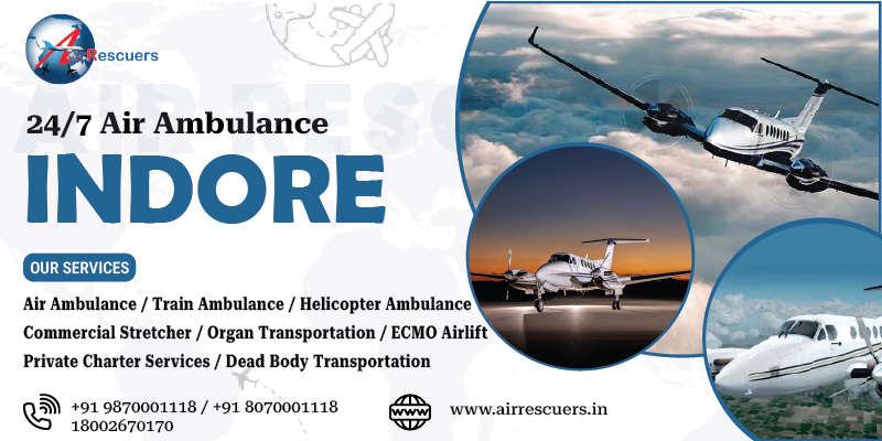 24/7 Air Ambulance Indore
