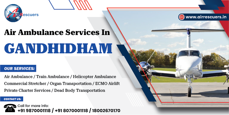 air ambulance services in gandhidham