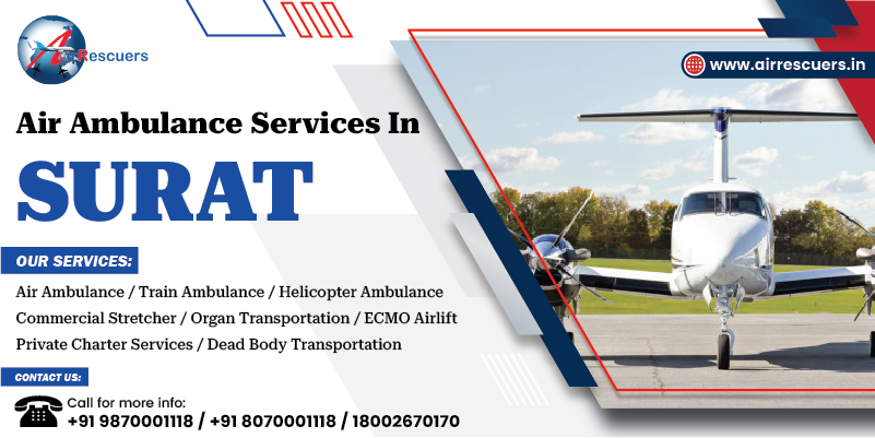 Air Ambulance Services in Surat