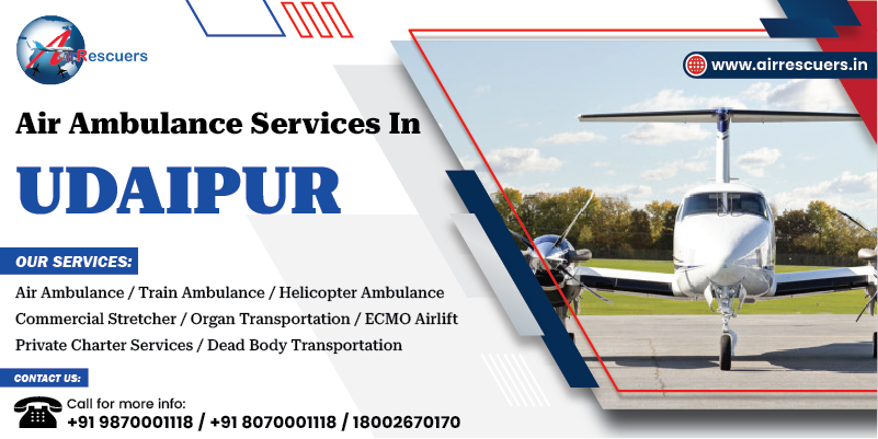 Air Ambulance Services in Udaipur