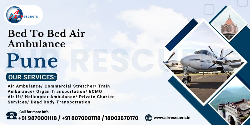 Bed to Bed air Ambulance Pune
