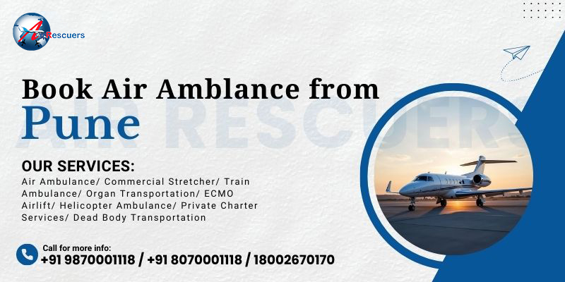 Book Air Ambulance From Pune