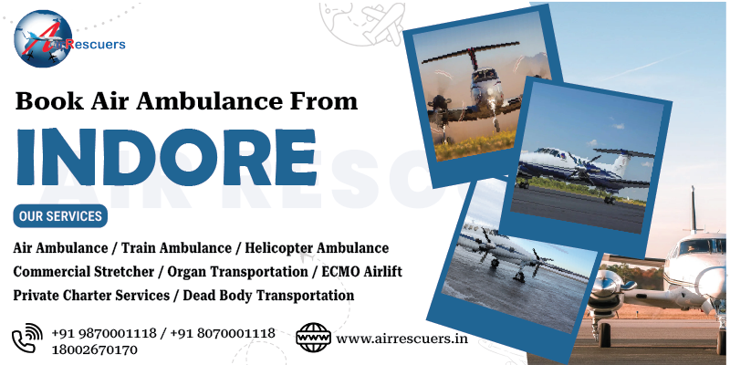 Book Air Ambulance from Indore