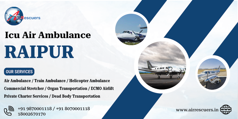 ICU Air ambulance Raipur