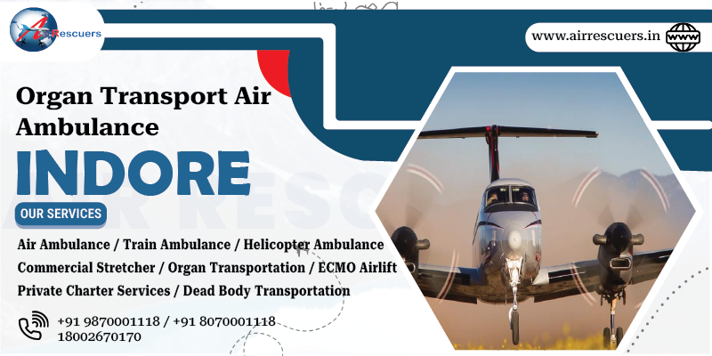Organ Transport Air Ambulance Indore