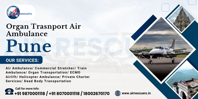 Organ Transport air ambulance pune