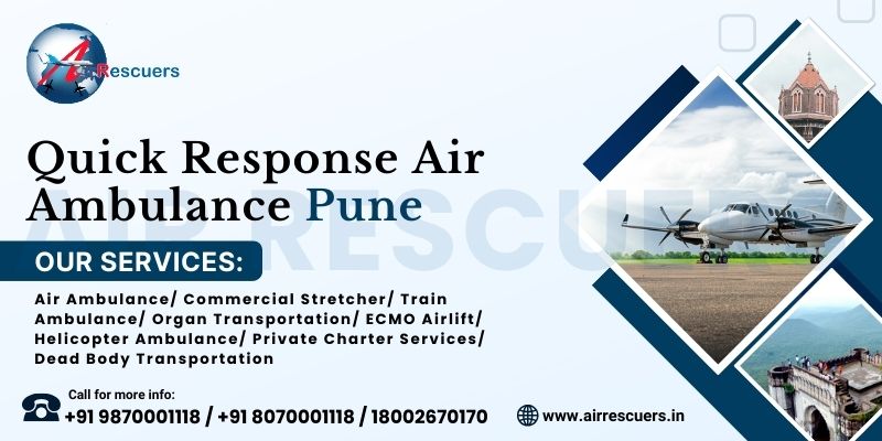 quick response air ambulance pune