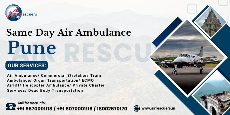 Same Day Air Ambulance Pune