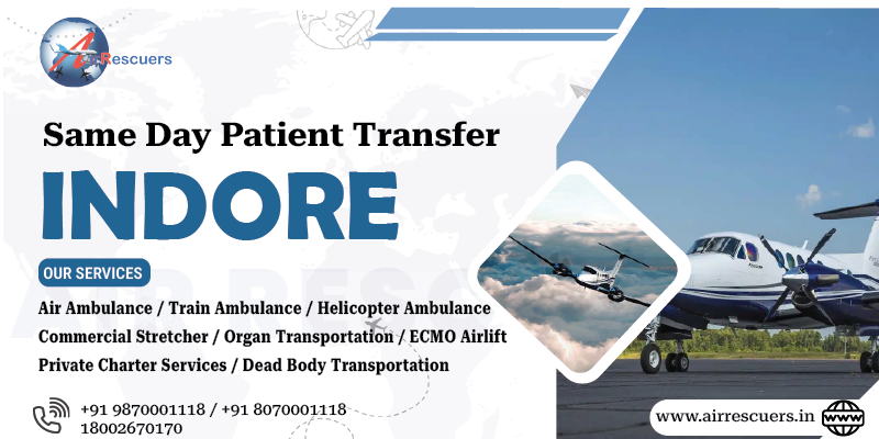 Same Day Patient Transfer Indore