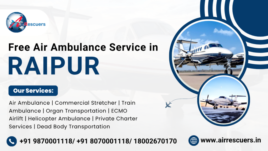 free air ambulance service in raipur