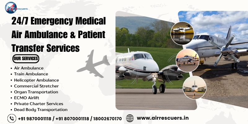 Medical Air Ambulance from Hospital to Home Near Me After receiving treatment in a hospital, the journey back home is an important phase of recovery that requires care, safety, and proper medical support. Medical Transport from Hospital to Home Near Me is designed to ensure that patients are transferred safely from hospital beds to their homes without any risk or discomfort during travel. This specialized service is especially helpful for patients who are still weak, recovering from surgery, or require continuous medical supervision such as oxygen support, monitoring, or mobility assistance. Instead of using regular transportation, which may not be safe for such conditions, Air Rescuers provide fully equipped ambulances and trained medical staff to ensure a smooth and secure transfer. With a strong focus on patient comfort and safety, Air Rescuers bridges the gap between hospital care and home recovery. Their team carefully plans every step of the journey—from assessing the patient’s condition to arranging the right medical equipment and ensuring continuous monitoring during transit.
