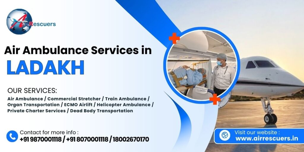 Air Ambulance Services in Ladakh | 24/7 Support