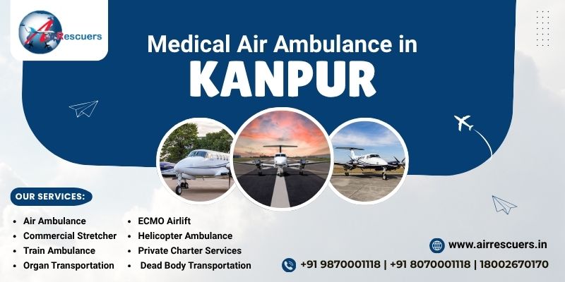 Medical Air Ambulance in Kanpur