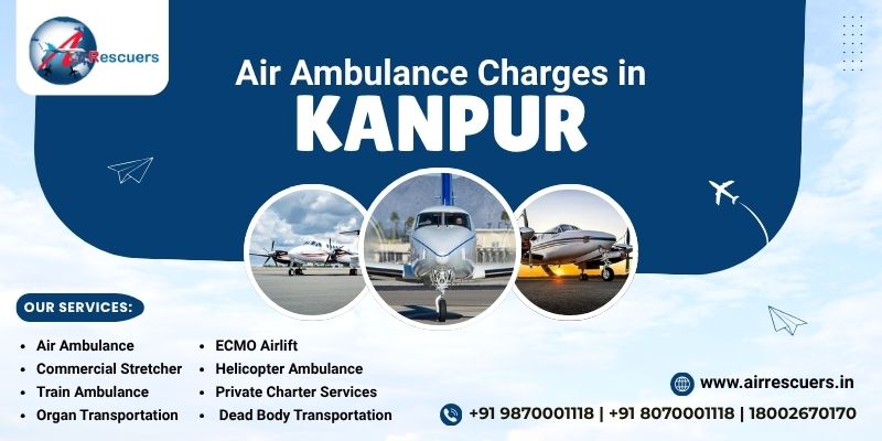 Air Ambulance Charges in Kanpur