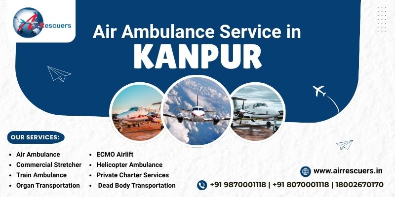 Air Ambulance Service in Kanpur