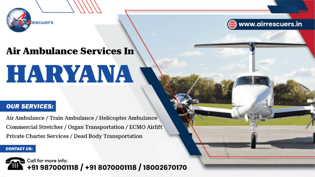 Air Ambulance Services in Haryana